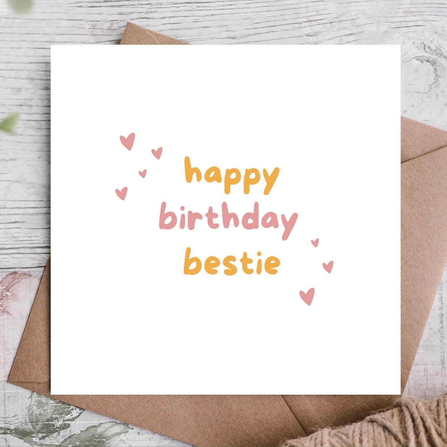 Birthday Card For Bestie