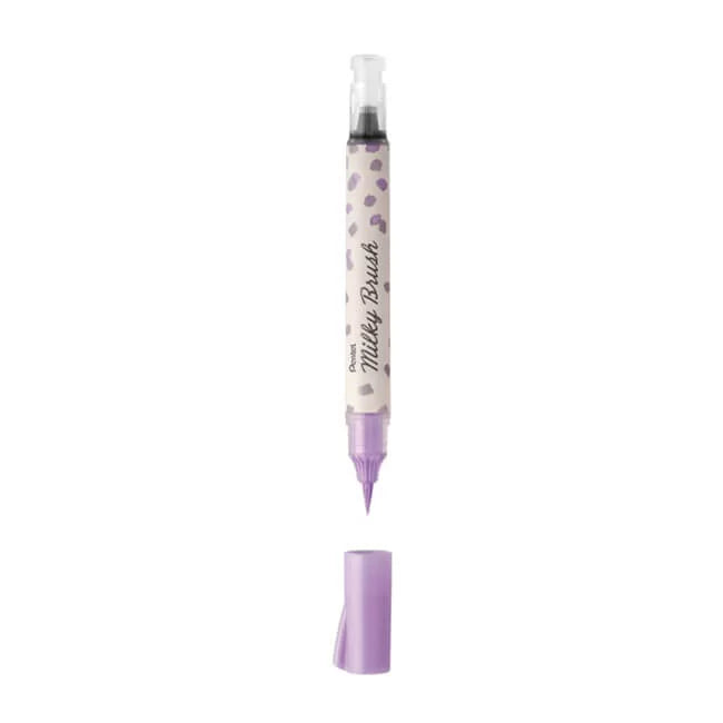 Pentel Milky Brush Pens - set of 8 colours
